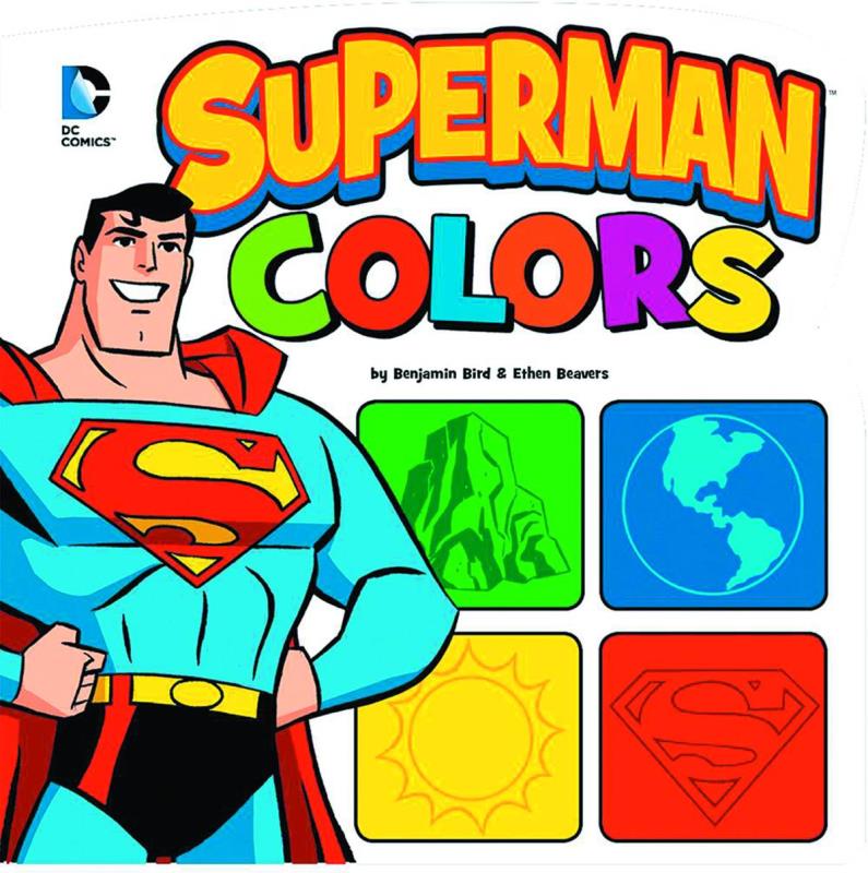 DC YR BOARD BOOK LG SUPERMAN COLORS