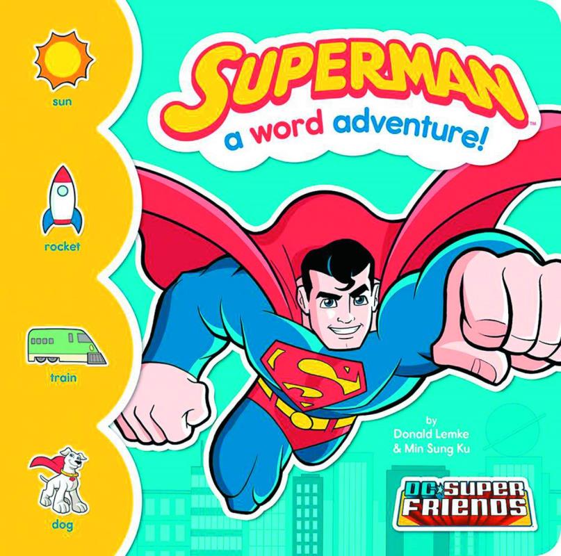 DC SUPER FRIENDS WORD ADV BOARD BOOK SUPERMAN