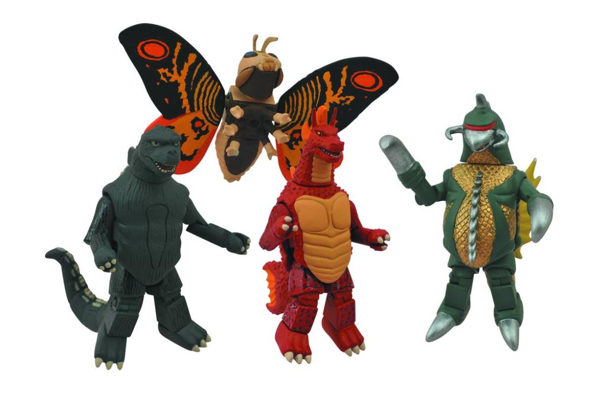 GODZILLA MINIMATES SERIES 1 BOX SET