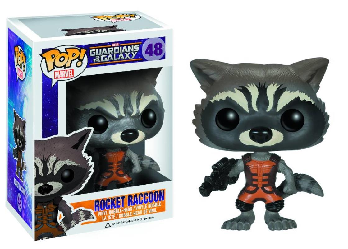 POP GOTG ROCKET RACCOON VINYL FIGURE