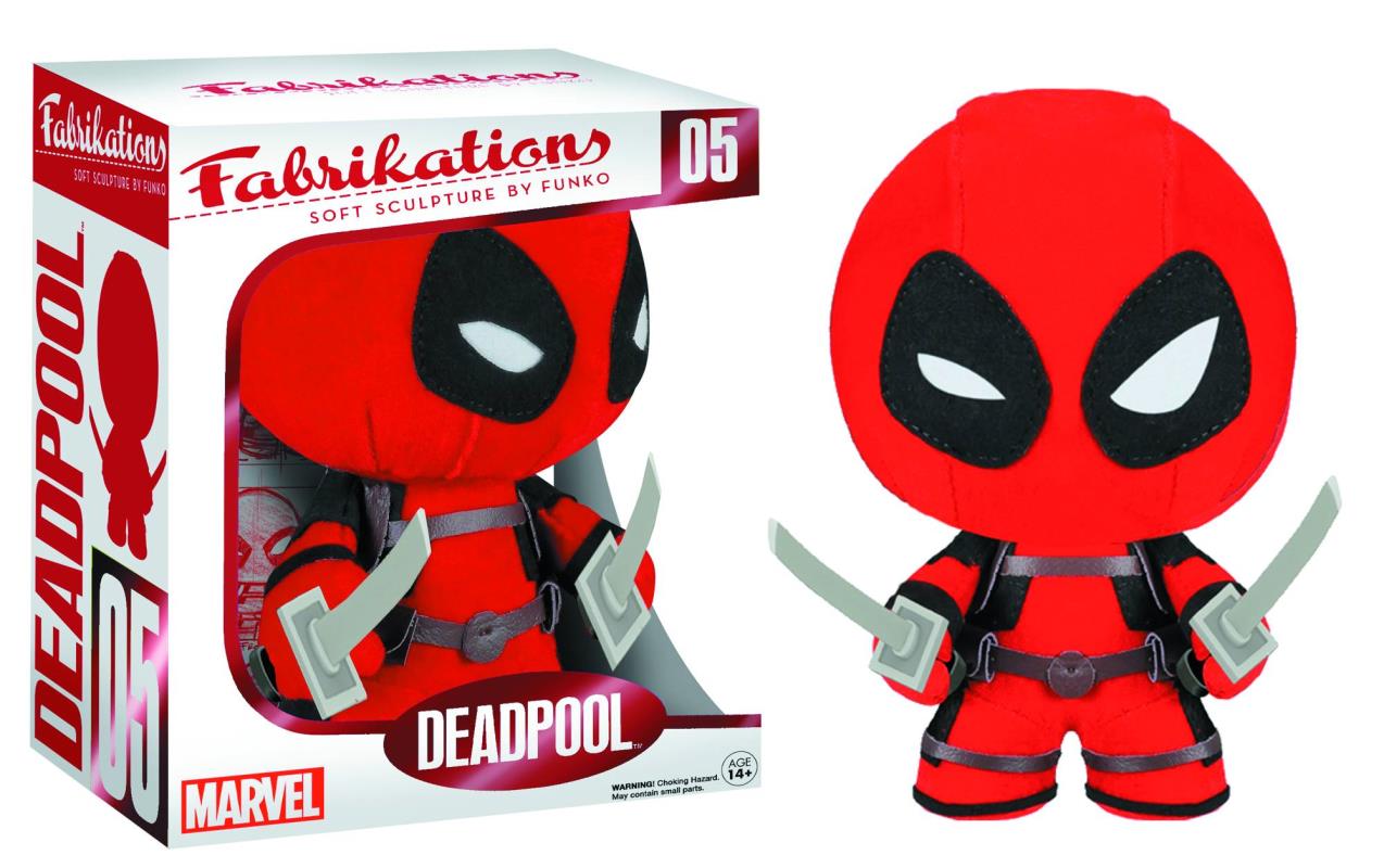 FABRIKATIONS DEADPOOL SOFT SCULPT PLUSH FIG