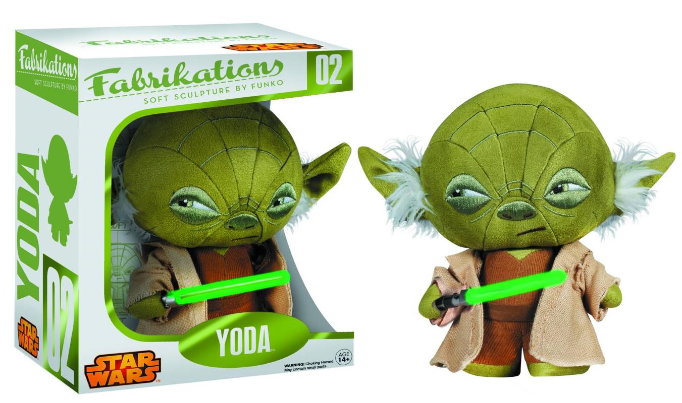 FABRIKATIONS YODA SOFT SCULPT PLUSH FIG