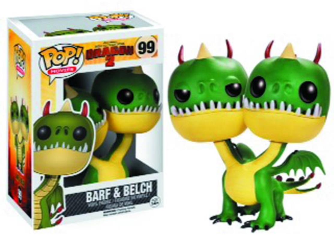 POP HTTYD BELCH & BARF VINYL FIGURE