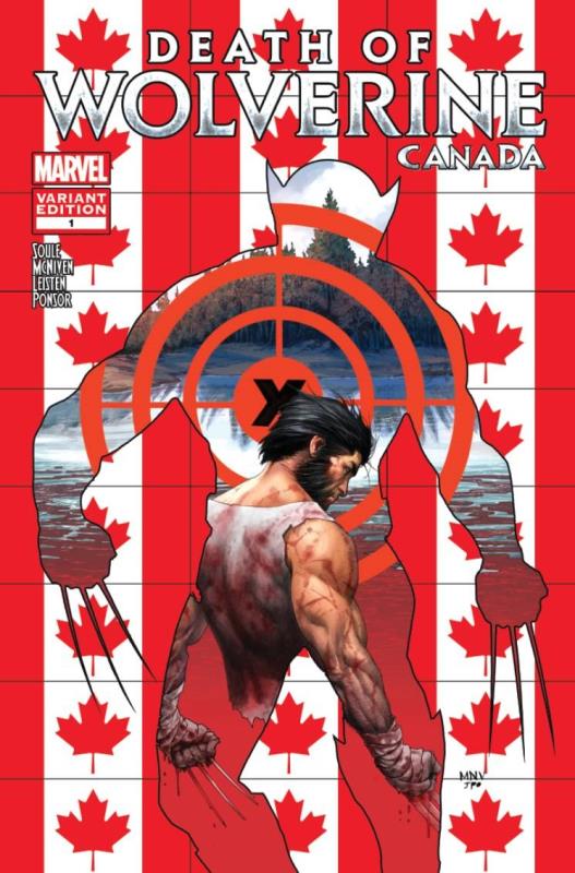 DEATH OF WOLVERINE #1 (OF 4) MCNIVEN CANADA VARIANT