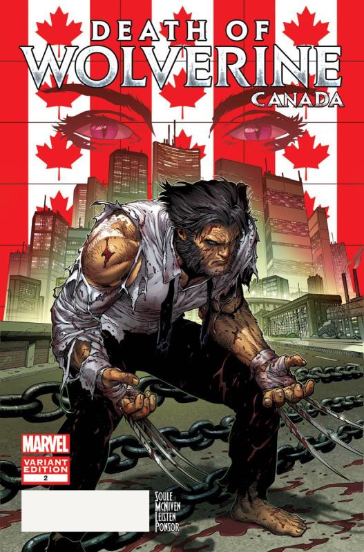 DEATH OF WOLVERINE #2 (OF 4) MCNIVEN CANADA VARIANT