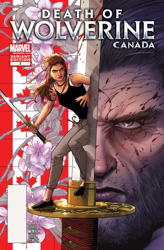 DEATH OF WOLVERINE #3 (OF 4) MCNIVEN CANADA VARIANT