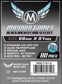 MAYDAY GAMES BLACK CARD SLEEVES