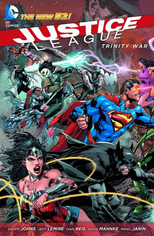 JUSTICE LEAGUE TRINITY WAR HARDCOVER (N52)