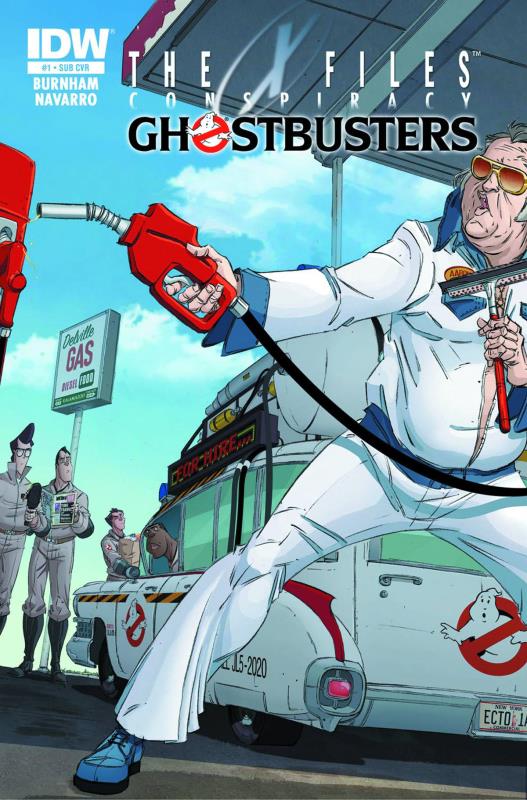 X-FILES CONSPIRACY GHOSTBUSTERS #1 SUBSCRIPTION VARIANT