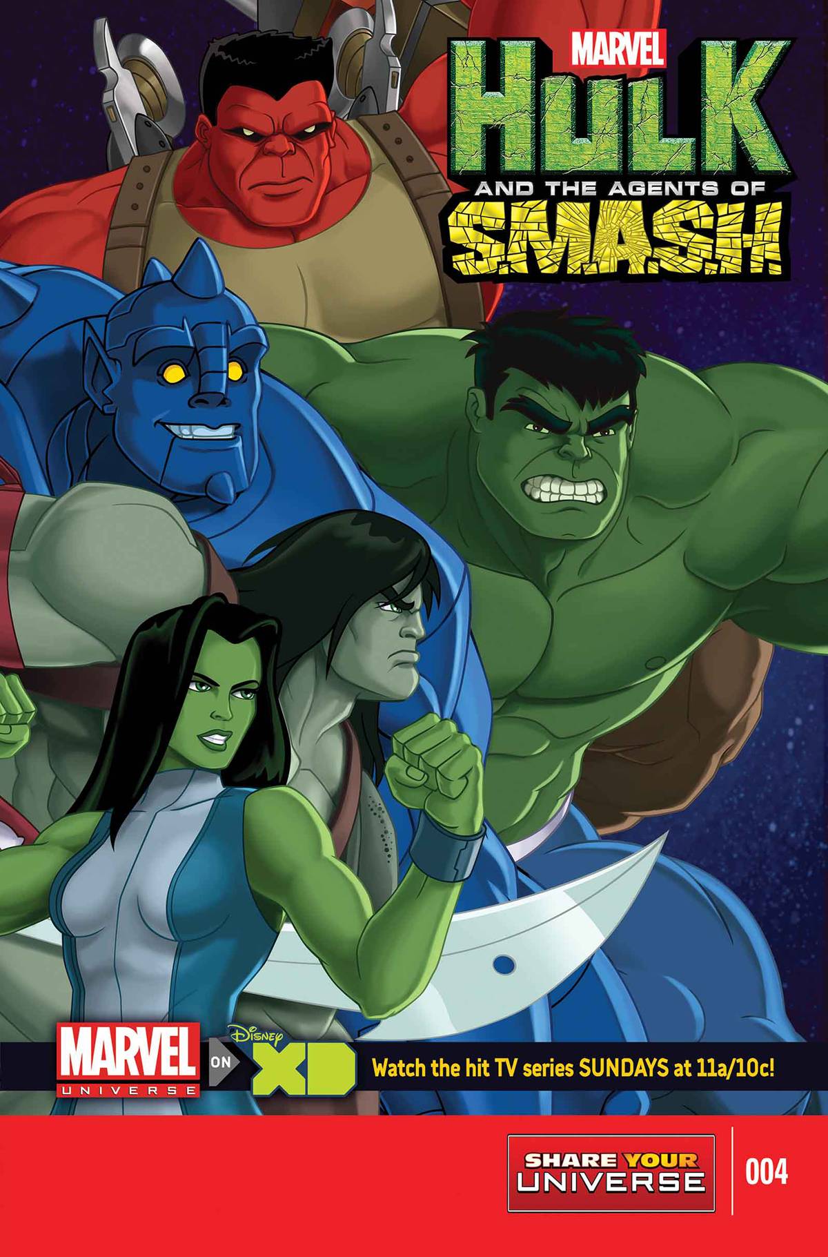 MARVEL UNIVERSE HULK AGENTS OF SMASH #4 (OF 4)