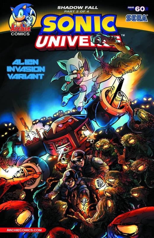 SONIC UNIVERSE #60 ALIEN INVASION VARIANT CVR