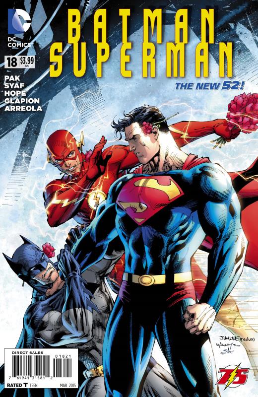 BATMAN SUPERMAN #18 FLASH 75 VARIANT ED