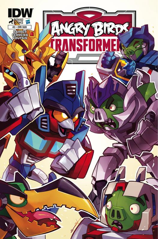 ANGRY BIRDS TRANSFORMERS #3 (OF 4) SUBSCRIPTION VARIANT