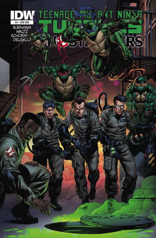 TMNT GHOSTBUSTERS #4 (OF 4) SUBSCRIPTION VARIANT