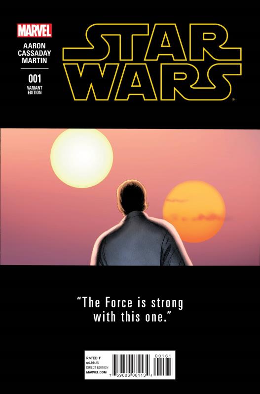 STAR WARS #1 1:25 CASSADAY TEASER VARIANT