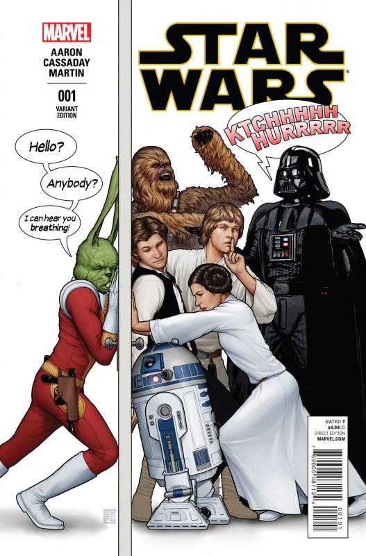 STAR WARS #1 CHRISTOPHER HUMOROUS PARTY VARIANT