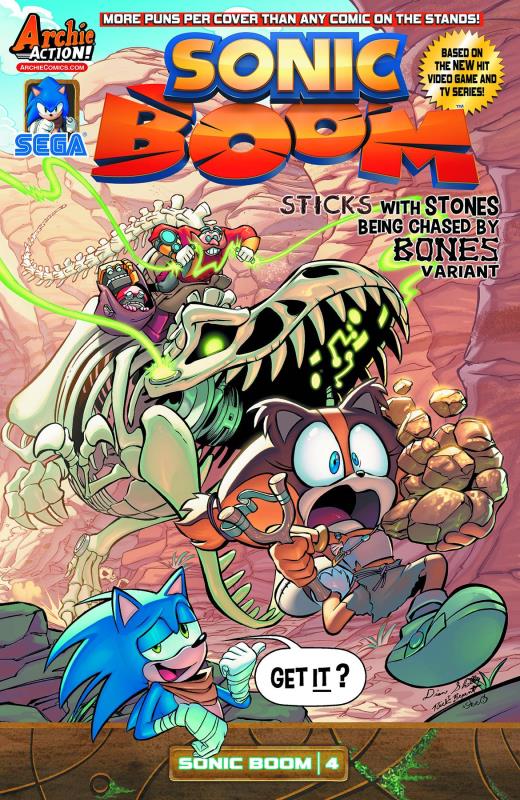 SONIC BOOM #4 STICKS STONES BONES VARIANT CVR