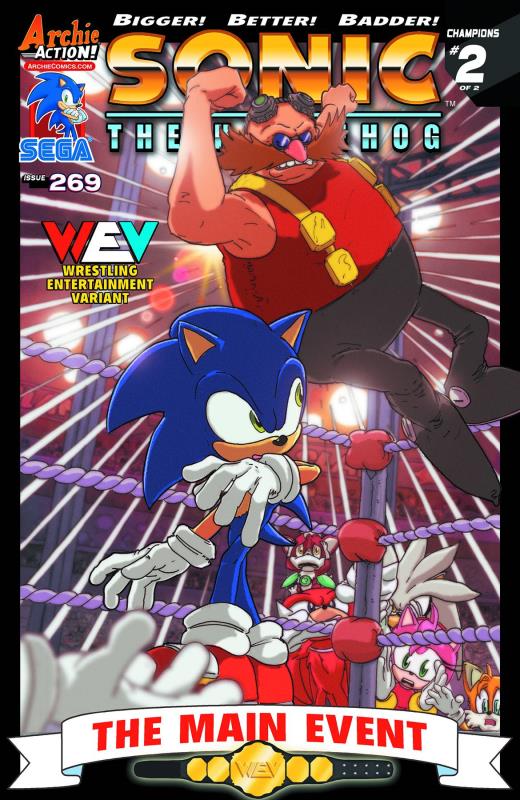 SONIC THE HEDGEHOG #269 SWE VARIANT CVR