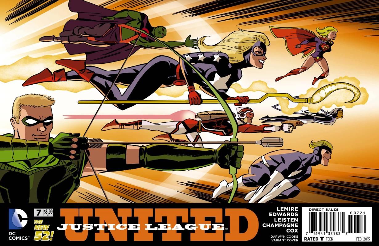 JUSTICE LEAGUE UNITED #7 DARWYN COOKE VARIANT ED