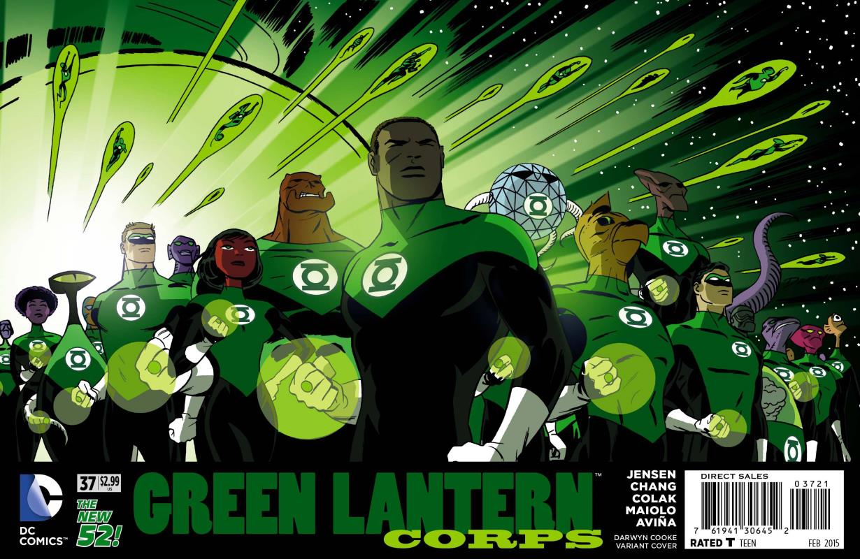 GREEN LANTERN CORPS #37 DARWYN COOKE VARIANT ED (GODHEAD)