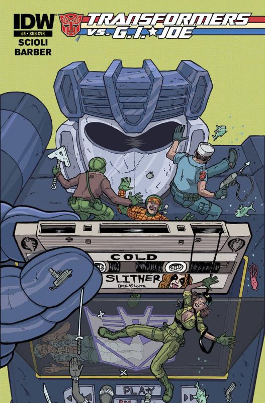 TRANSFORMERS VS GI JOE #5 SUBSCRIPTION VARIANT