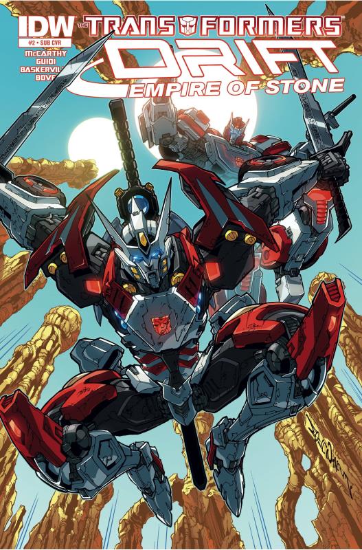 TRANSFORMERS DRIFT EMPIRE OF STONE #2 (OF 4) SUBSCRIPTION VARIANT