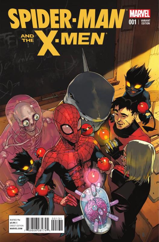 SPIDER-MAN AND X-MEN #1 1:25 BENGAL VARIANT