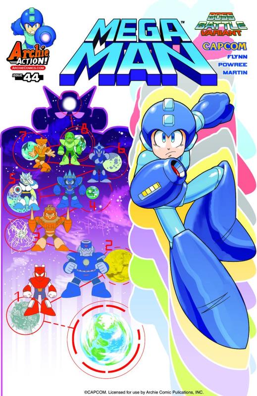 MEGA MAN #44 CAPCOM VARIANT CVR