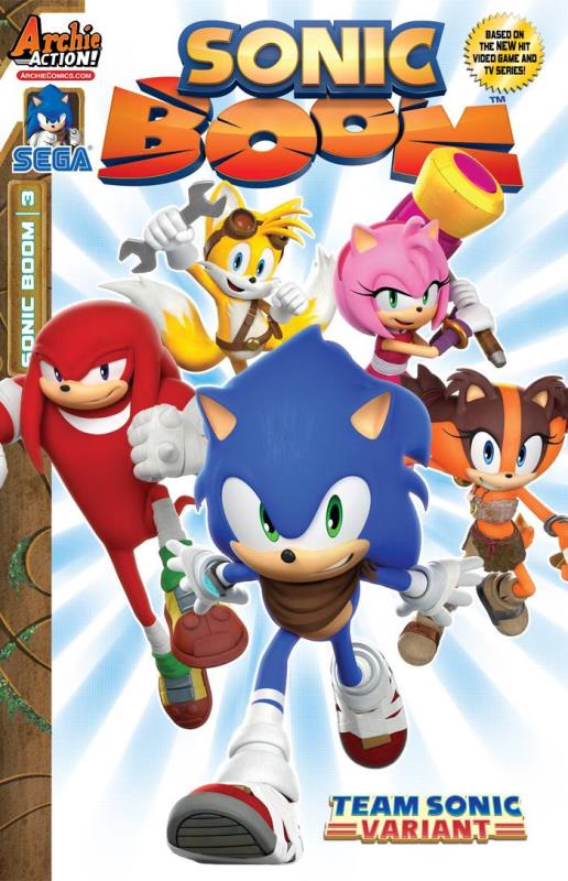 SONIC BOOM #3 TEAM SONIC VARIANT CVR