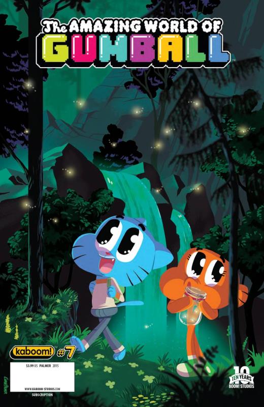 AMAZING WORLD OF GUMBALL #7 SUBSCRIPTION LEWIS VARIANT