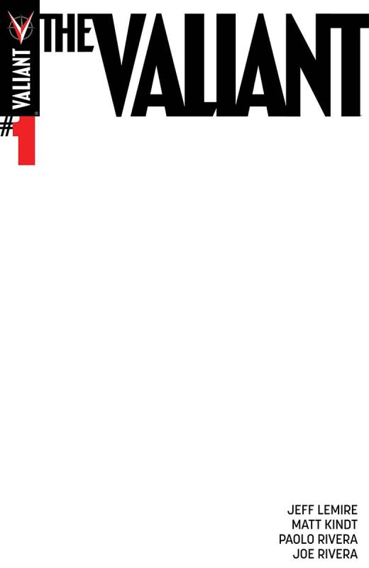 THE VALIANT #1 (OF 4) BLANK CVR