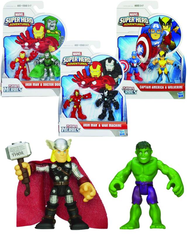 MARVEL SUPER HERO ADV FIG 2PK: SPIDER-MAN & RHINO