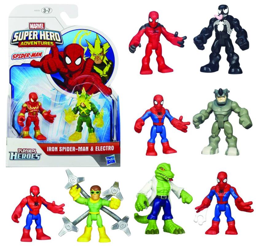 SPIDER-MAN SUPER HERO ADV FIG 2PK