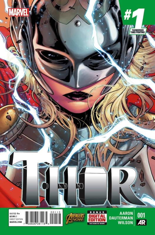 THOR #1 3RD PTG DAUTERMAN VARIANT