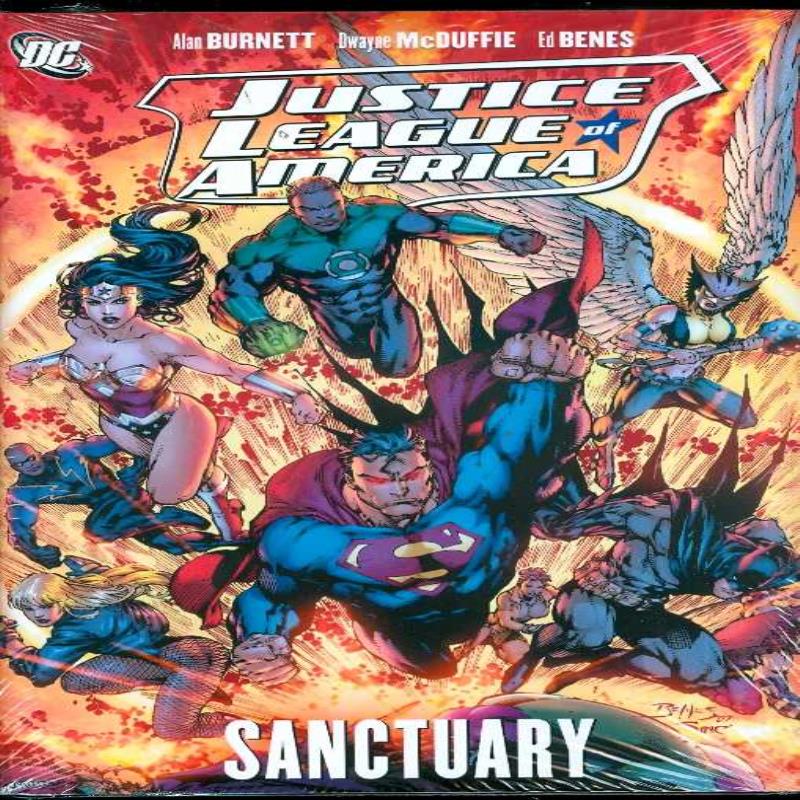 JUSTICE LEAGUE OF AMERICA SANCTUARY HARDCOVER