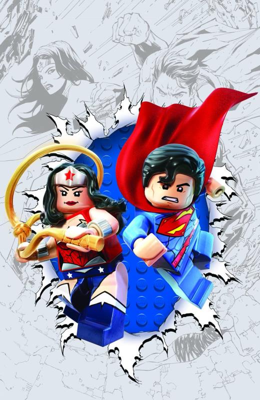 SUPERMAN WONDER WOMAN #13 LEGO VARIANT ED