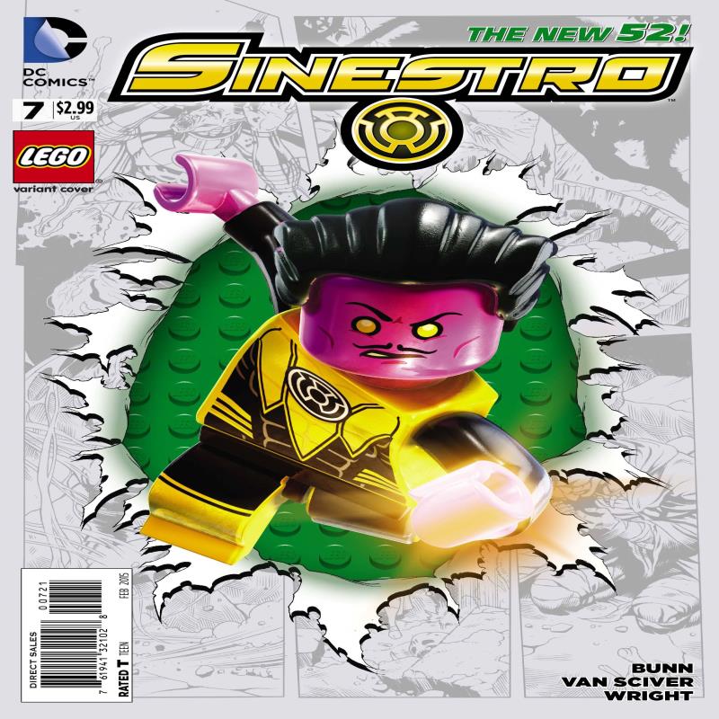 SINESTRO #7 LEGO VARIANT ED (GODHEAD)