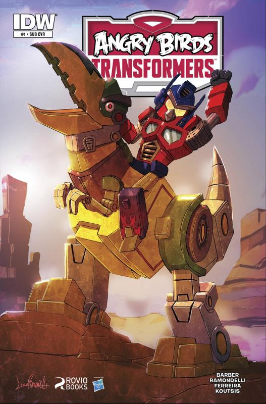 ANGRY BIRDS TRANSFORMERS #1 (OF 4) SUBSCRIPTION VARIANT