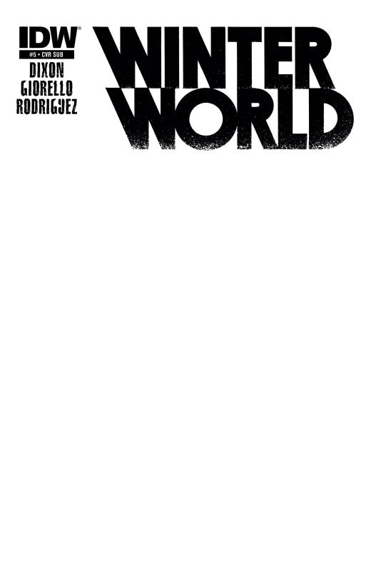 WINTERWORLD #5 BLANK SUBSCRIPTION VARIANT