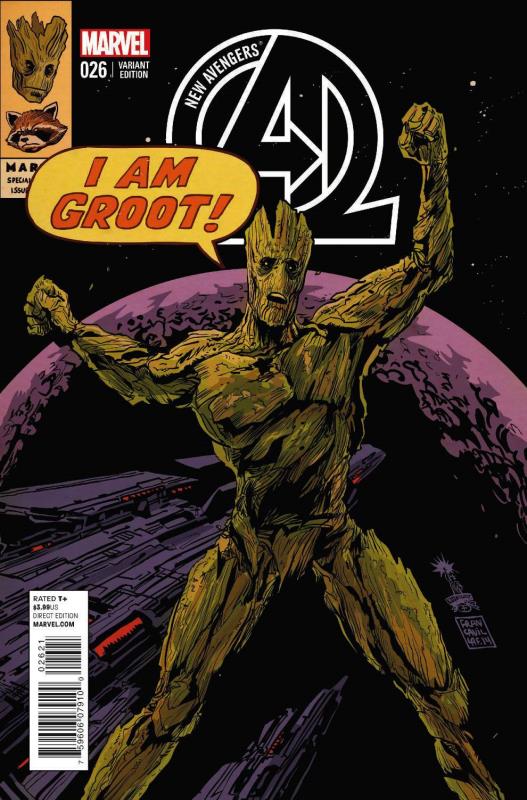 NEW AVENGERS #26 ROCKET RACCOON AND GROOT VARIANT