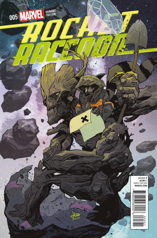 ROCKET RACCOON #5 ROCKET RACCOON AND GROOT VARIANT