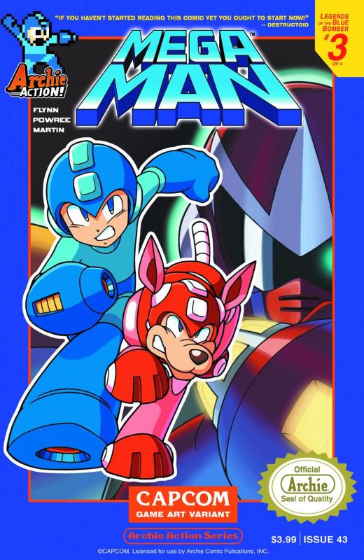 MEGA MAN #43 CAPCOM VARIANT CVR