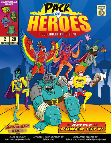 PACK OF HEROES A SUPERHERO CARD GAME