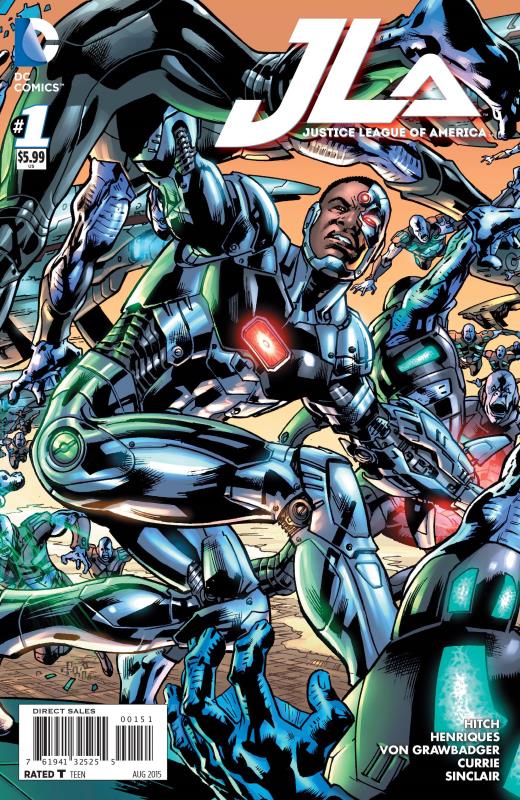 JUSTICE LEAGUE OF AMERICA #1 CYBORG VARIANT ED