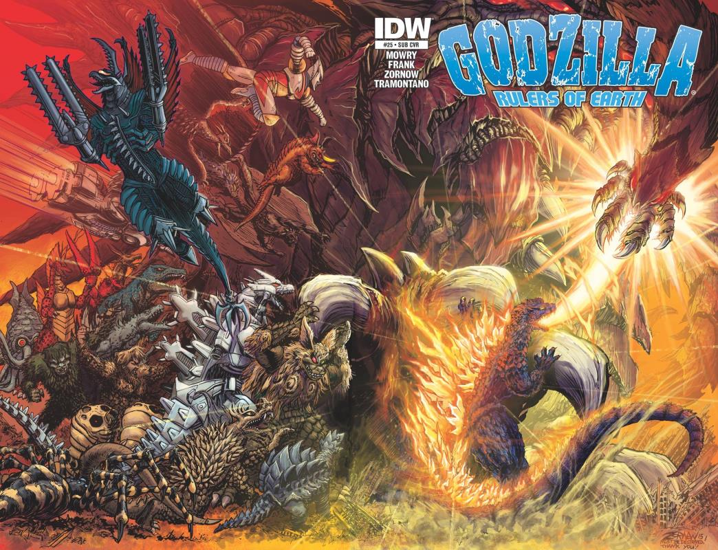 GODZILLA RULERS OF THE EARTH #25 SUBSCRIPTION VARIANT