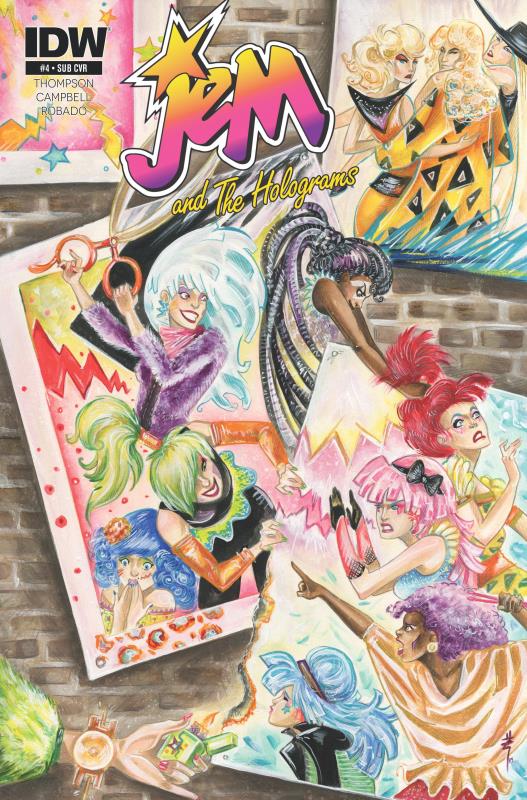 JEM & THE HOLOGRAMS #4 SUBSCRIPTION VARIANT