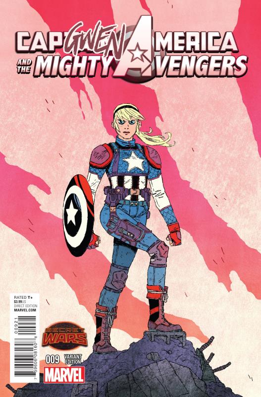 CAPTAIN AMERICA AND MIGHTY AVENGERS #9 CAPGWEN AMERICA VARIANT