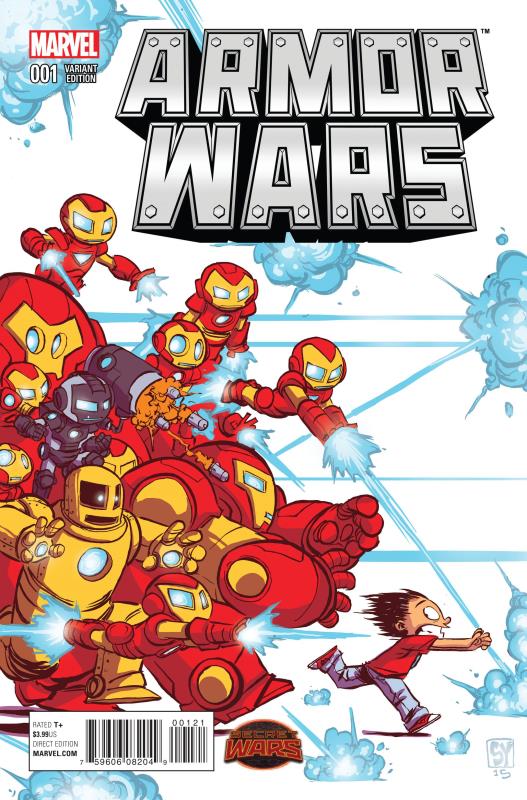 ARMOR WARS #1 YOUNG VARIANT