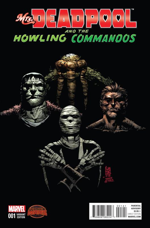 MRS DEADPOOL AND HOWLING COMMANDOS #1 1:20 HOWLING VARIANT