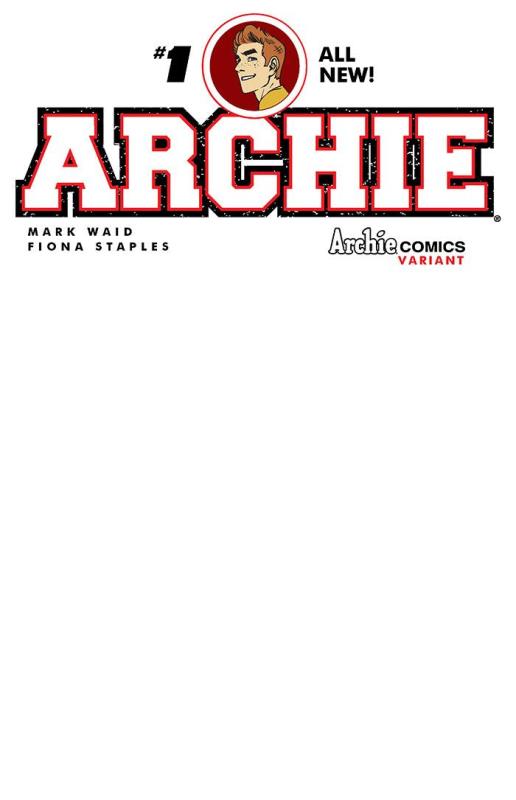 ARCHIE #1 BLANK SKETCH CVR